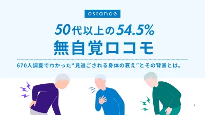 【本日6月5日はロコモ予防の日】ロコモ対策と生活行動に関する意識調査レポート