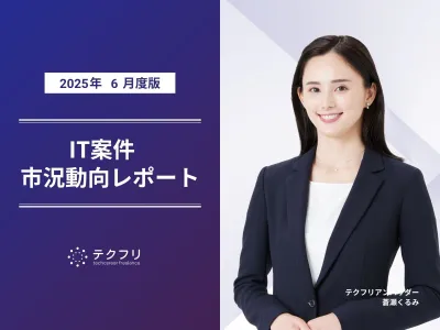 新規案件数が前月比約30％増加！　IT案件市況動向レポート2025年6月版の媒体資料