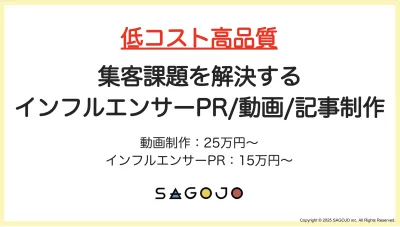 【低コスト高品質】集客課題を解決！旅人インフルエンサーPR・動画/記事制作