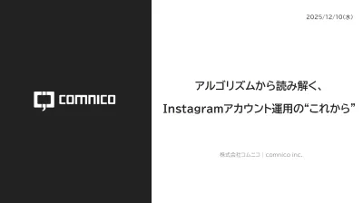 【メディアレーダーWEEK2025冬】アルゴリズムを正しく理解しアカウントを運用の媒体資料