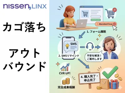 【CVR改善に！】かご落ちアウトバウンド