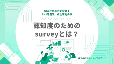 【UGC生成術の新定番】SNS活用法/成功事例！認知度のためのsurveyとは？