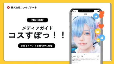 世界で注目:コスプレプロモーション！キャスティング・展示会向け体験型ブース制作等の媒体資料
