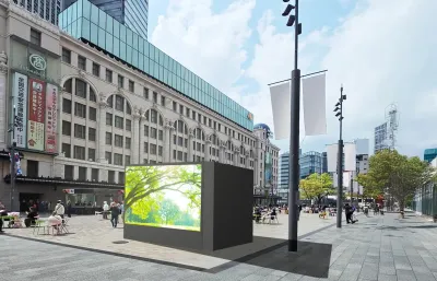 大阪ミナミの玄関口、圧倒的な集客力を誇る「なんば広場Vision」が誕生