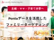 【主婦・ママ・子育て世帯へ】Pontaデータを活用したファミリーターゲティング