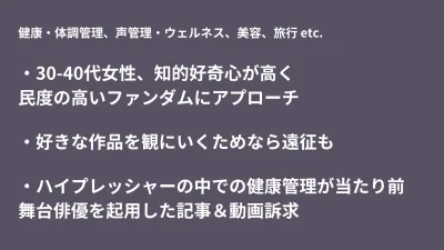 【女性向け】推し活文脈で強い共感！エンタメ特化メディアでタイアップ記事！