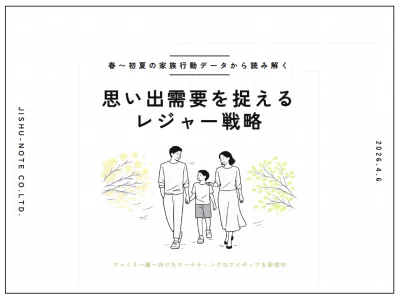 【春〜初夏の家族行動データから読み解く】思い出需要を捉えるレジャー戦略の媒体資料