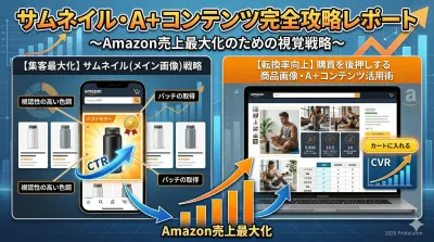 【Amazon】サムネイル・A+コンテンツ完全攻略レポート