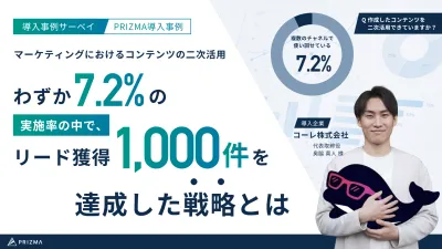 【1000件リード獲得の実績】データマーケティングの極意