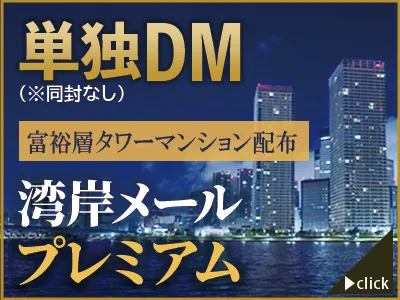 【東京湾岸タワーマンション居住高所得・富裕層へ】単独DM／ダイレクトメール