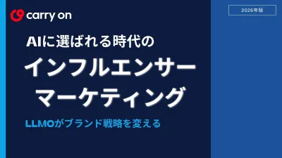【ノウハウ資料】AI×インフルエンサーマーケティング戦略