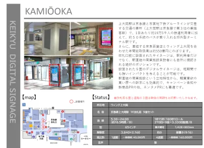 上大岡駅周辺エリア　屋外広告（デジタルサイネージ）