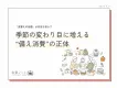 【衣替えの合図が家庭を動かす】季節の変わり目に増える“備え消費”の正体