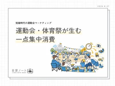 【短縮時代の運動会マーケティング】運動会・体育祭が生む一点集中消費
