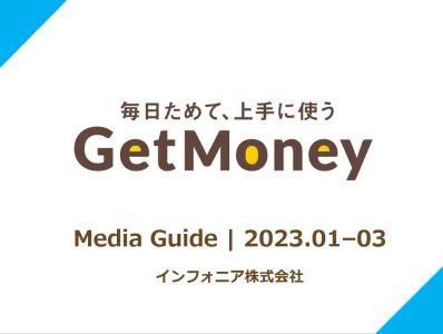 GetMoney! （ゲットマネー)の媒体資料