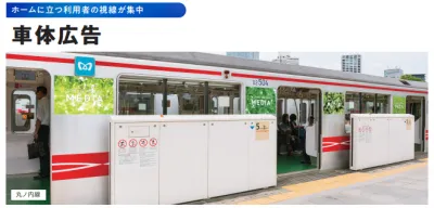 東京メトロ 車両メディア（車体広告）