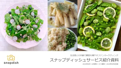 国内最大級の料理SNS【スナップディッシュ】傾聴&共創でマーケティング課題を解決
