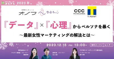 『データ』×『心理』からペルソナを暴く ～最新女性マーケティングの解法とは～