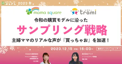 令和の購買モデルに沿ったサンプリング戦略 ～主婦ママのリアルな声が『買っちゃお』を加速！～