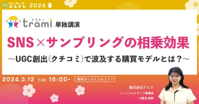 SNS×サンプリングの相乗効果〜UGC創出（クチコミ）で波及する購買モデルとは？〜