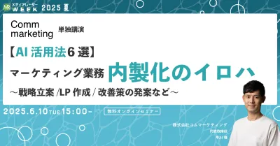 【AI活用法6選】マーケティング業務内製化のイロハ～戦略立案/LP作成/改善策の発案など～