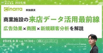 商業施設の来店データ活用最前線:広告効果×商圏×新規顧客分析を解説