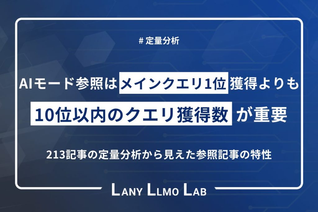 Google「AI検索」攻略の鍵は“TOP10の占有面”にありのサムネイル画像