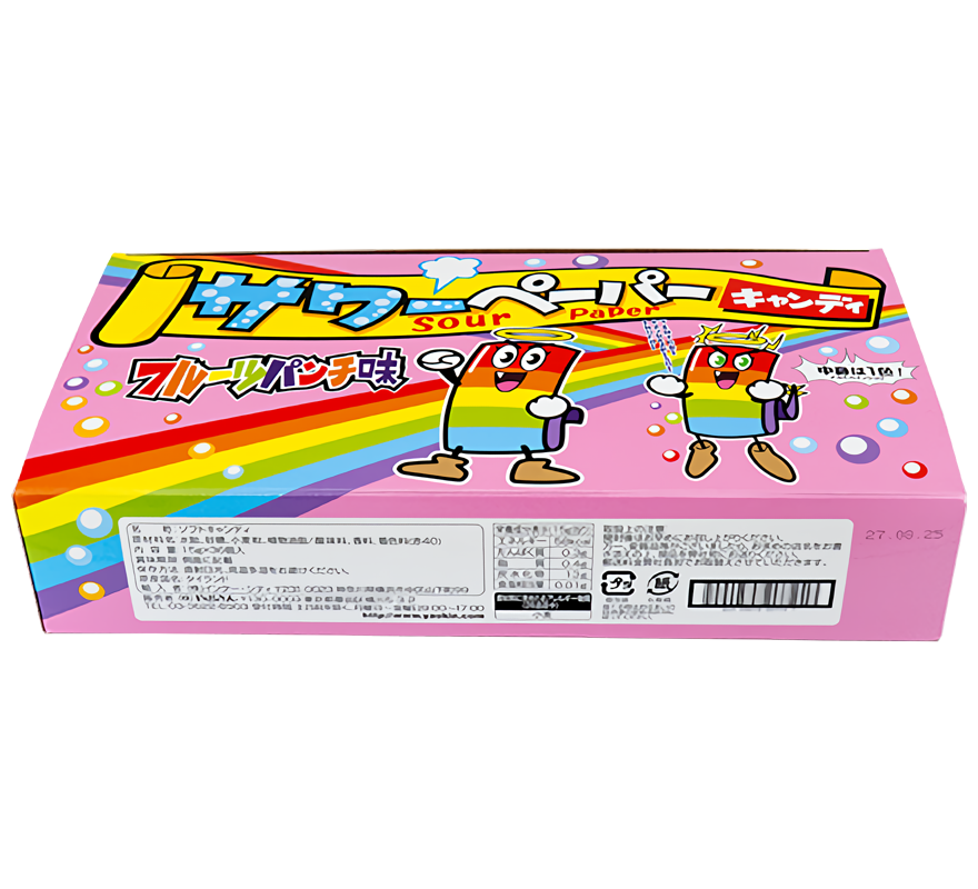サワーペーパー フルーツパンチの外箱パッケージ画像