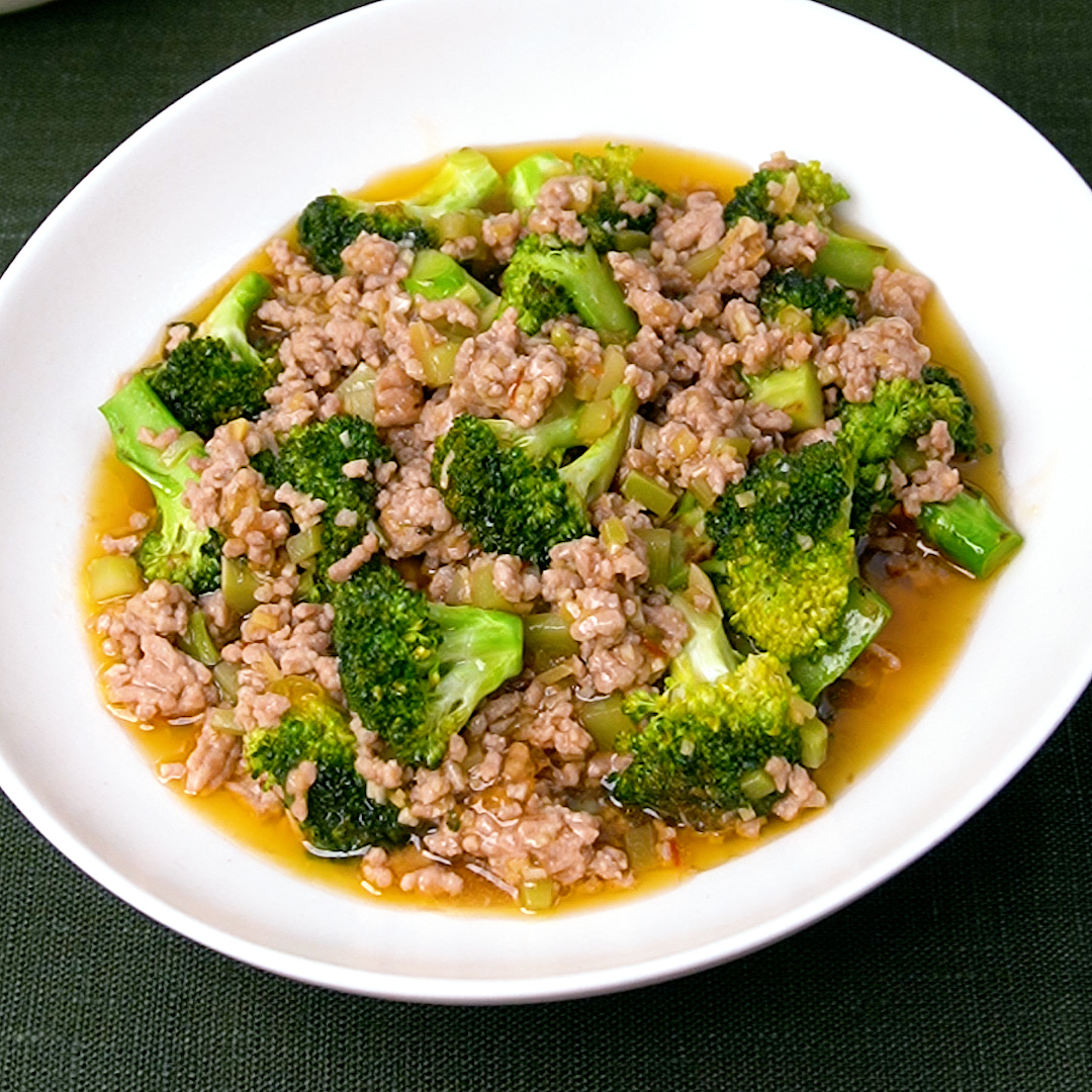 麻婆ブロッコリーのレシピ ひき肉とブロッコリーを使った主菜向け料理