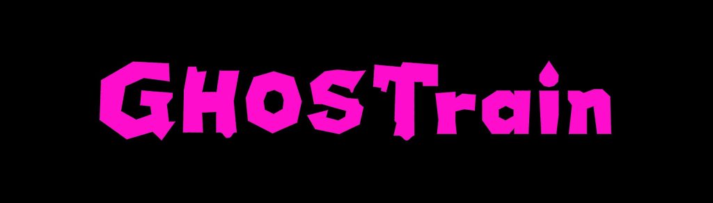 名鉄GHOSTrainのポスタービジュアル。透明ビニール傘がオバケの顔になったデザインと「このオバケを生んだのはあなたかもしれない」のステートメント